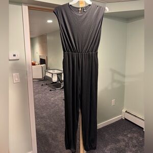 Black Sleeveless Jumpsuit